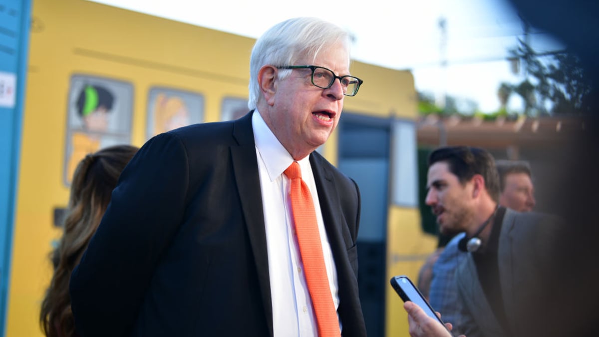 Dennis Prager attends the Mr. Birchum Series Premiere on May 07, 2024 in Los Angeles, California.