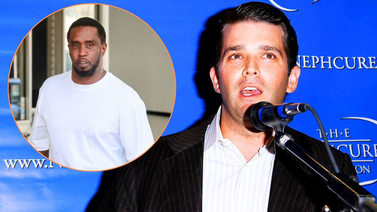 NEW YORK, NY - APRIL 17: Donald Trump Jr attends the "Celebrity Apprentice" NephCure Foundation press conference at Trump Tower on April 17, 2012 in New York City. (Photo by Donna Ward/Getty Images) BEVERLY HILLS, CA - OCTOBER 26: Sean Combs is seen on October 26, 2023 in Beverly Hills, California. (Photo by MEGA/GC Images)