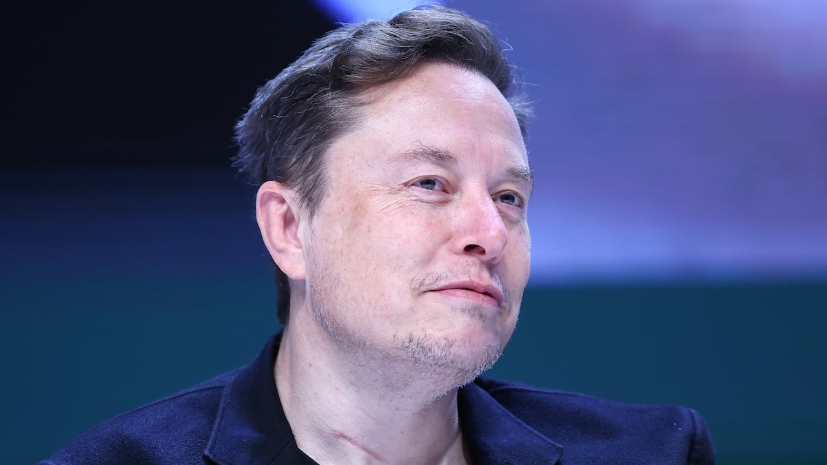 Elon Musk attends 'Exploring the New Frontiers of Innovation: Mark Read in Conversation with Elon Musk' session during the Cannes Lions International Festival Of Creativity 2024