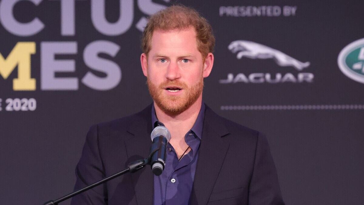 THE HAGUE, NETHERLANDS - APRIL 22: Prince Harry, Duke of Sussex speaks on stage at the Invictus Games 2025 host city announcement during day seven of the Invictus Games The Hague 2020 at Zuiderpark on April 22, 2022 in The Hague, Netherlands. The bid for the Invictus Games 2025 has been awarded to Vancouver and Whistler, British Columbia, Canada, in partnership with True Patriot Love Foundation. These Games will be the first to incorporate winter adaptive sports, in addition to some of the core sports from previous Invictus Games.