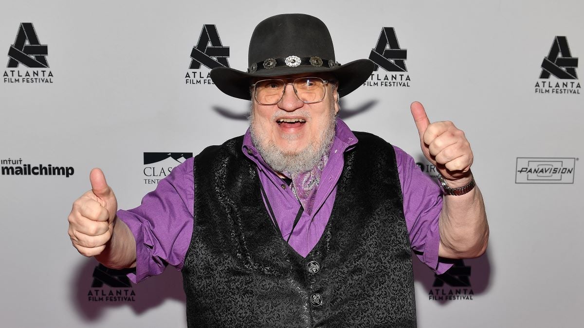 George R.R. Martin attends "Night Of The Cooters" screening during the 2023 Atlanta Film Festival -at Rialto Center for the Arts at Georgia State University on April 22, 2023 in Atlanta, Georgia. (Photo by Paras Griffin/Getty Images)