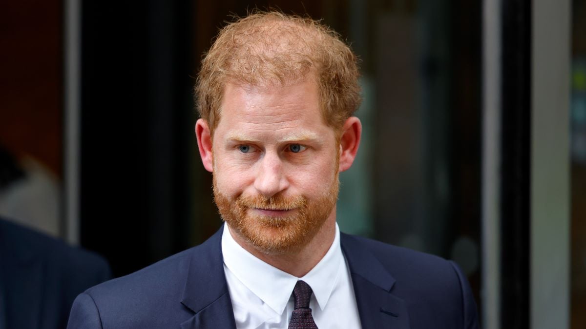 Prince Harry, Duke of Sussex departs the Rolls Building of the High Court after giving evidence during the Mirror Group phone hacking trial on June 6, 2023 in London, England. Prince Harry is one of several claimants in a lawsuit against Mirror Group Newspapers related to allegations of unlawful information gathering in previous decades. (Photo by Max Mumby/Indigo/Getty Images)