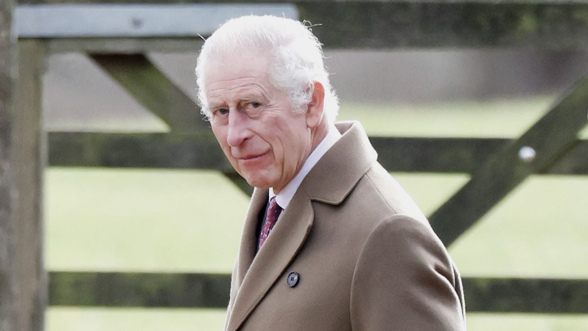 King Charles III attends the Sunday service at the Church of St Mary Magdalene on the Sandringham estate on February 4, 2024 in Sandringham, England. The King was discharged from hospital last Monday after spending three nights in The London Clinic following a corrective procedure for an enlarged prostate. (Photo by Max Mumby/Indigo/Getty Images)