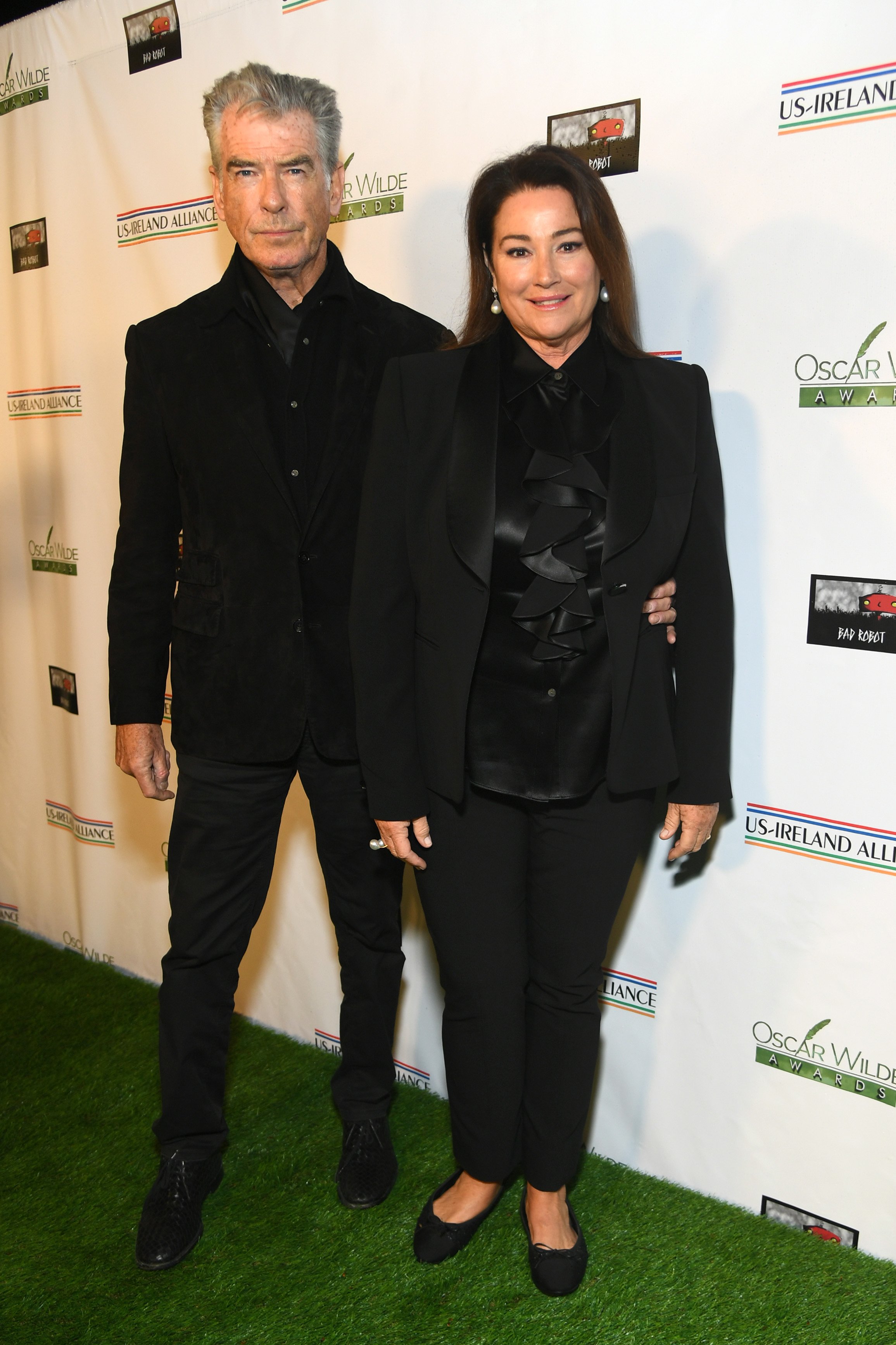 Pierce Brosnan and Keely Shaye Smith