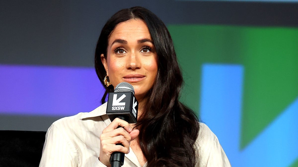 Meghan, Duchess of Sussex speaks onstage during the Breaking Barriers, Shaping Narratives: How Women Lead On and Off the Screen panel during the 2024 SXSW Conference and Festival at Austin Convention Center on March 08, 2024 in Austin, Texas.