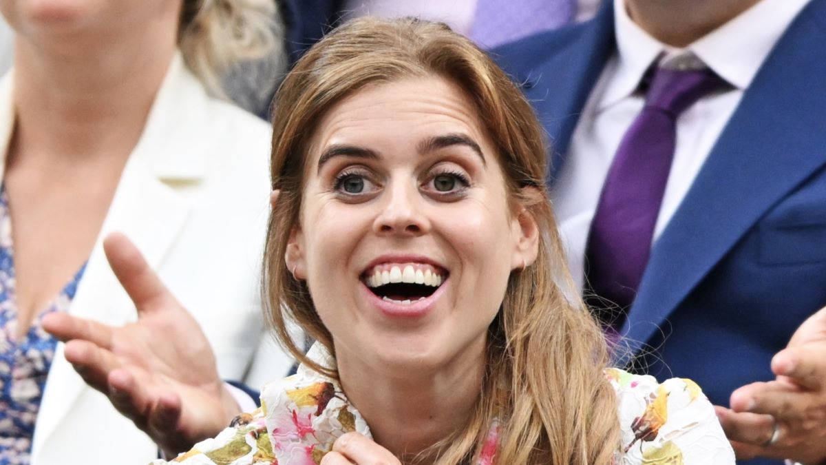 Princess Beatrice of York attends day nine of the Wimbledon Tennis Championships at the All England Lawn Tennis and Croquet Club on July 09, 2024 in London, England. (Photo by Karwai Tang/WireImage)