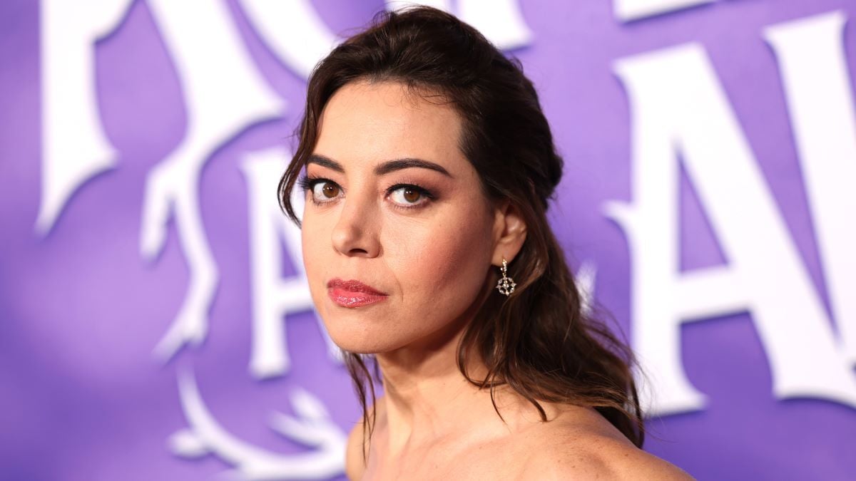 Aubrey Plaza attends the Special Launch Event For Marvel Television's "Agatha All Along" at El Capitan Theatre on September 16, 2024 in Los Angeles, California. (Photo by Amy Sussman/WireImage)