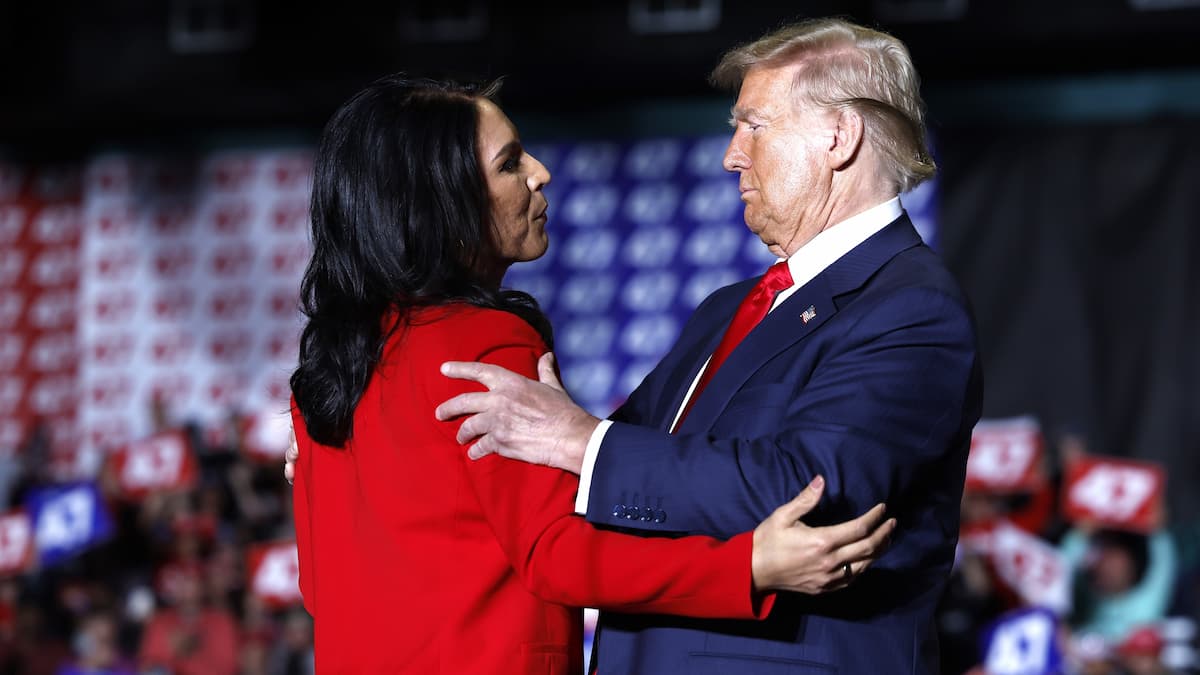 Donald Trump and Tulsi Gabbard