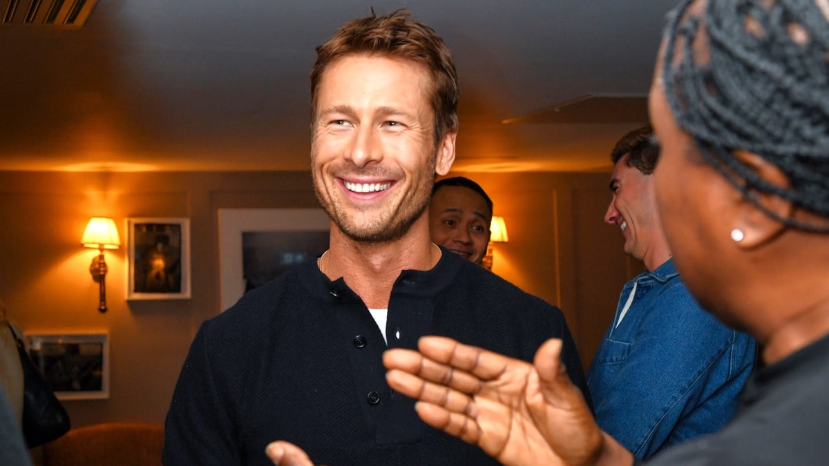 Glen Powell attends the Netflix Special Screening of "Hitman" at Soho House on October 26, 2024 in London, England.