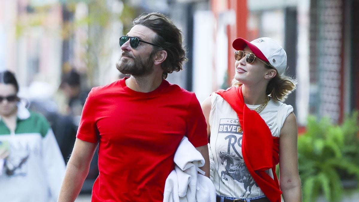 Bradley Cooper and Gigi Hadid are seen in NoHo on November 11, 2024 in New York City. (Photo by Aeon/GC Images)