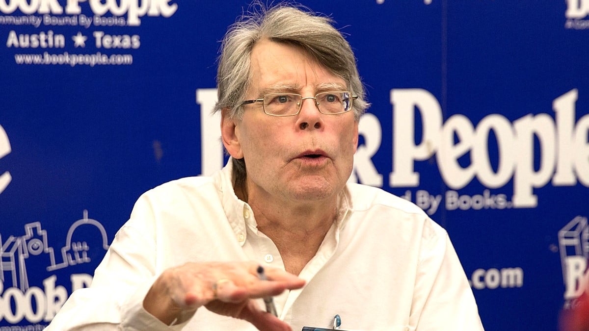 AUSTIN, TX - NOVEMBER 15: Author Stephen King signs copies of his new book 'Revival: A Novel' at Book People on November 15, 2014 in Austin, Texas.