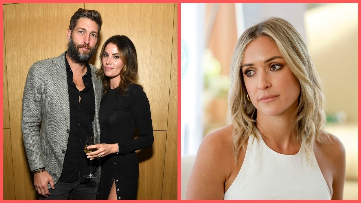 Jay Cutler and Samantha Robertson attend Paramount Network's "Yellowstone" season 5B NYC premiere on November 07, 2024 in New York City/Kristin Cavallari attends the EWG x Uncommon Beauty event at Kimpton Aertson Hotel on August 13, 2024 in Nashville, Tennessee.