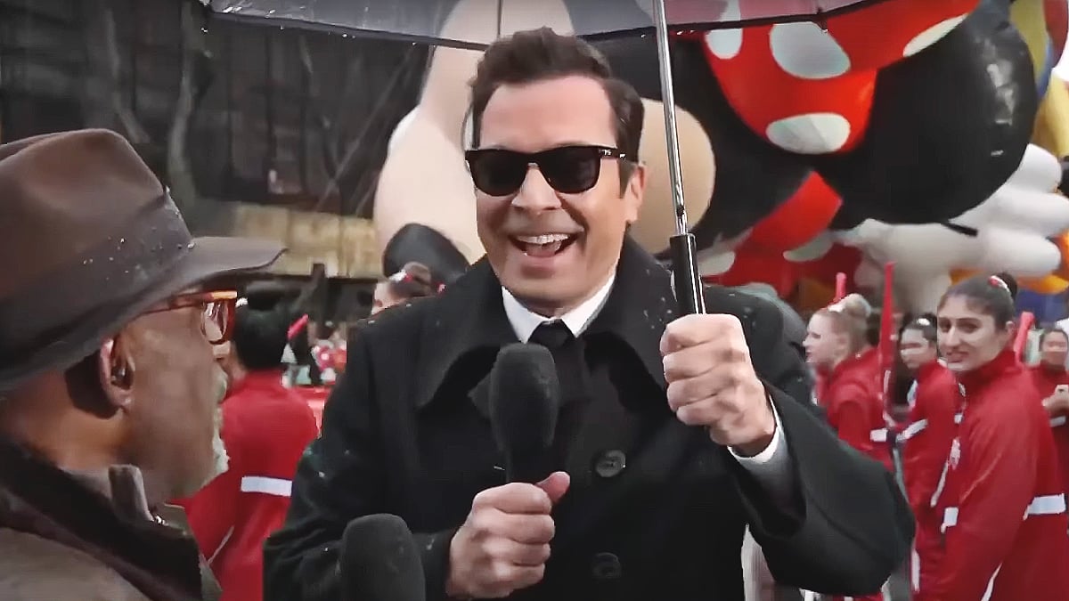 Jimmy Fallon at Macy's Thanksgiving Day Parade