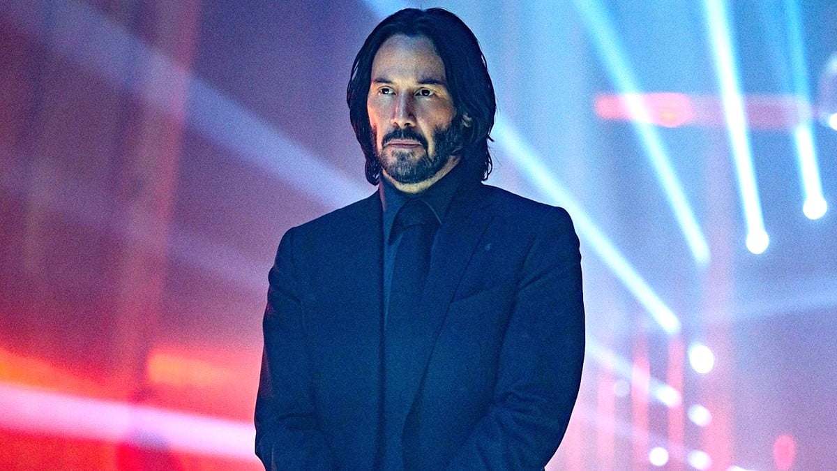 John Wick standing and looking ahead in John Wick Chapter 4