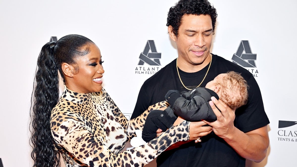 Keke Palmer and Darius Jackson with son