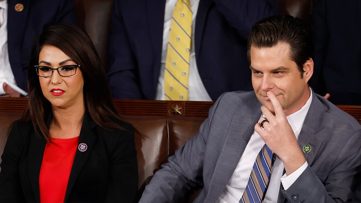 Matt Gaetz and Lauren Boebert in the House of Representatives