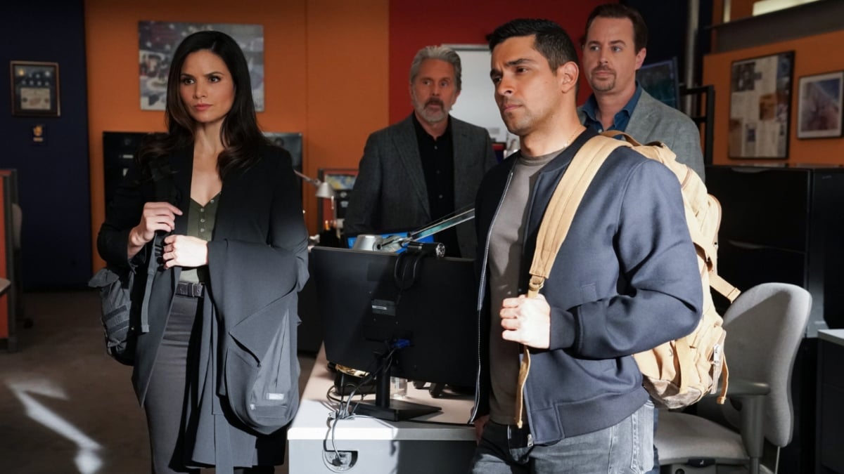 Katrina Law and Wilmer Valderrama on NCIS