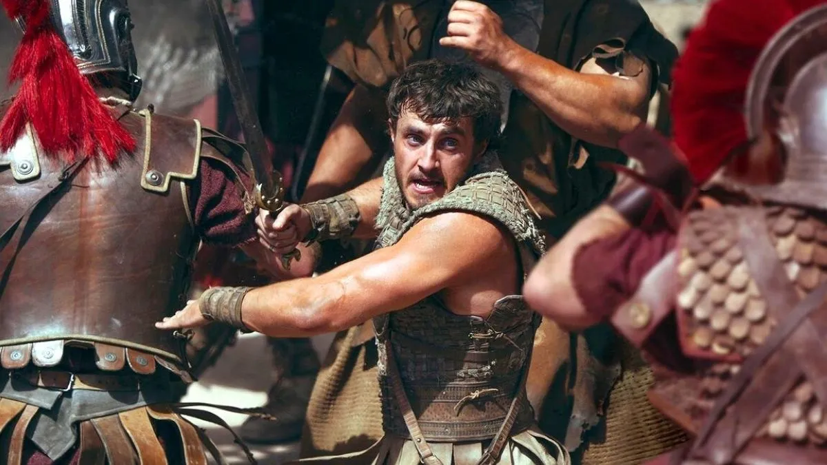 Paul Mescal as Lucius in Gladiator 2