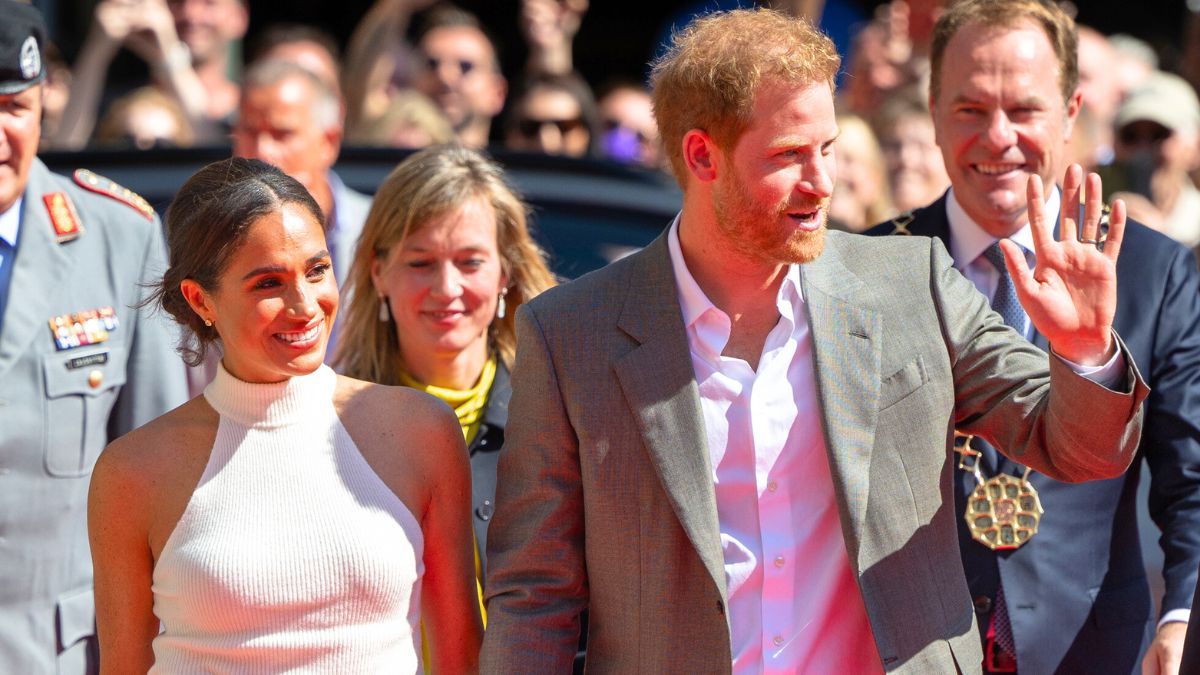 Prince Harry, Duke of Sussex and Meghan, Duchess of Sussex during the Invictus Games Dusseldorf 2023