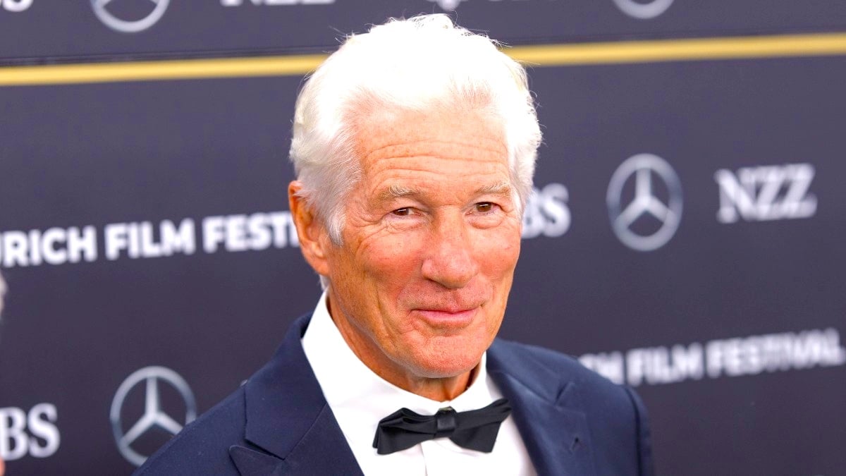 Richard Gere attends the Wisdom of Happiness green carpet during the 20th Zurich Film Festival