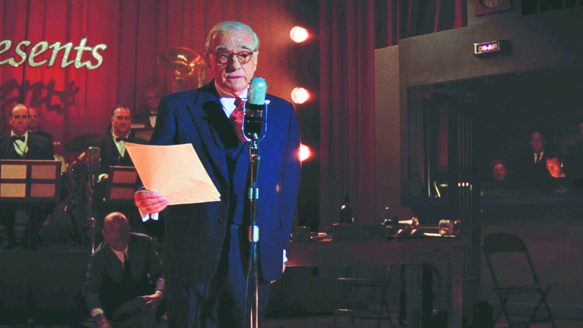 Martin Scorsese's cameo at the end of 'Killers of the Flower Moon'.