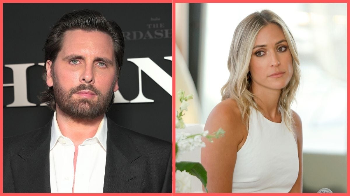 Left: Scott Disick attends the Los Angeles premiere of Hulu's new show "The Kardashians" at Goya Studios on April 07, 2022 in Los Angeles, California. Right: Kristin Cavallari attends the EWG x Uncommon Beauty event at Kimpton Aertson Hotel on August 13, 2024 in Nashville, Tennessee.