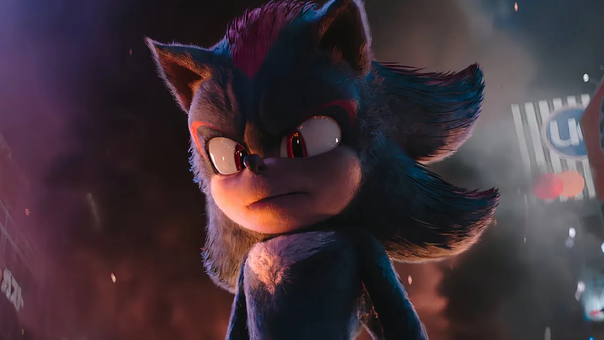 Shadow in the first trailer for Sonic 3