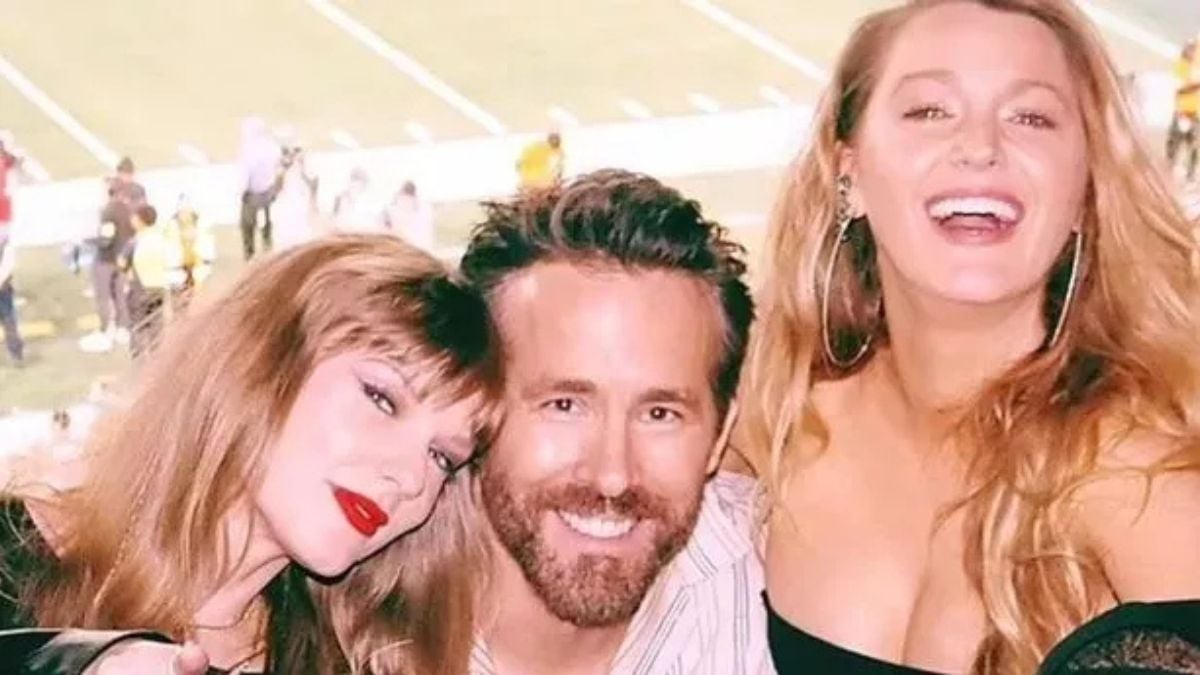 Taylor Swift with Ryan Reynolds and Blake Lively