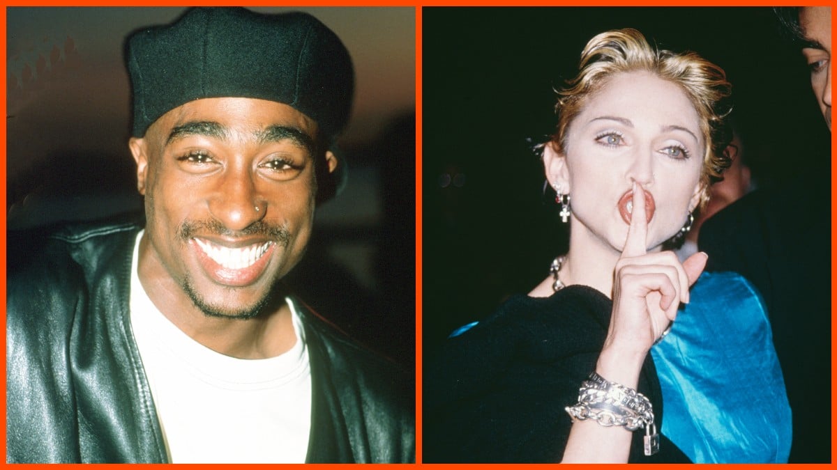 Tupac Shakur and Madonna dated