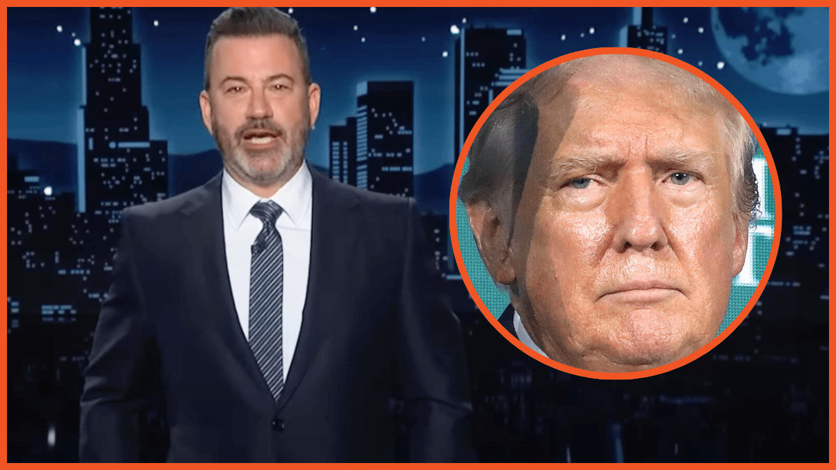 Jimmy Kimmel and Donald Trump composite image via YouTube and Wiki Commons