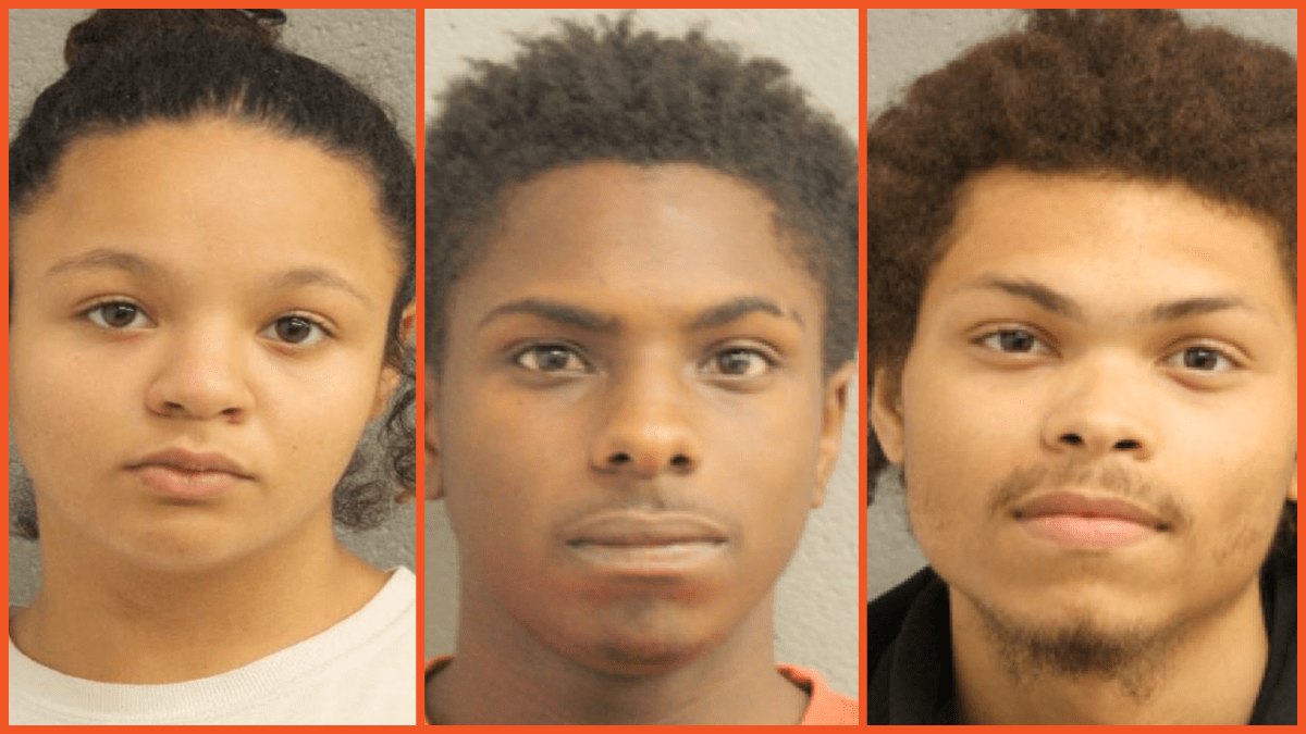 Jaqory Gill, Haven Duncan, Life Ford mugshots via Harris County Constable