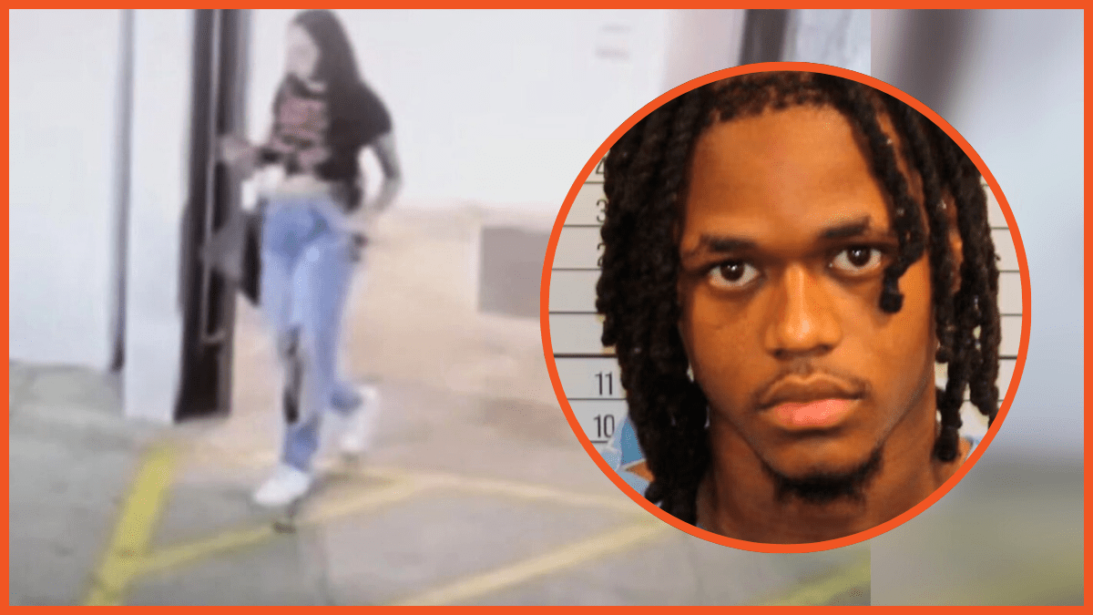 Sencere Hayes mugshot and Mercedes Vega security footage via Hamilton County, TN law enforcement and Maricopa County Sheriff's Office