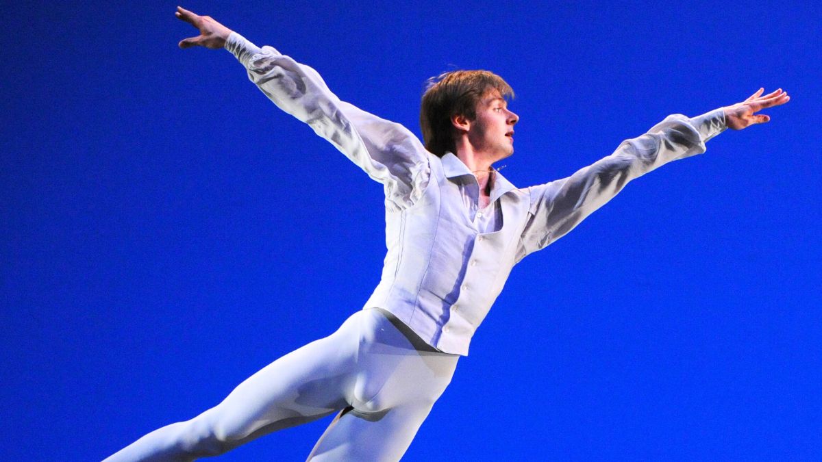 Vladimir Shklyarov performs in the Mariinsky (Kirov) Ballet's production of George Balanchine's Tchaikovsky Pas de Deux