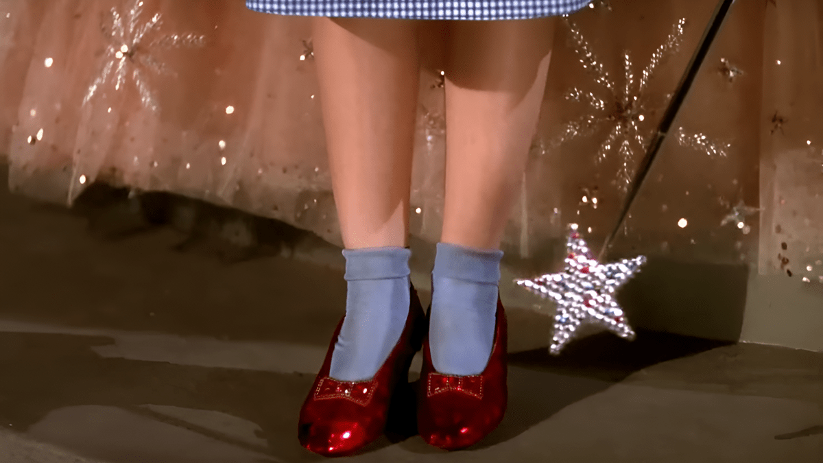 Wizard of Oz Ruby slippers