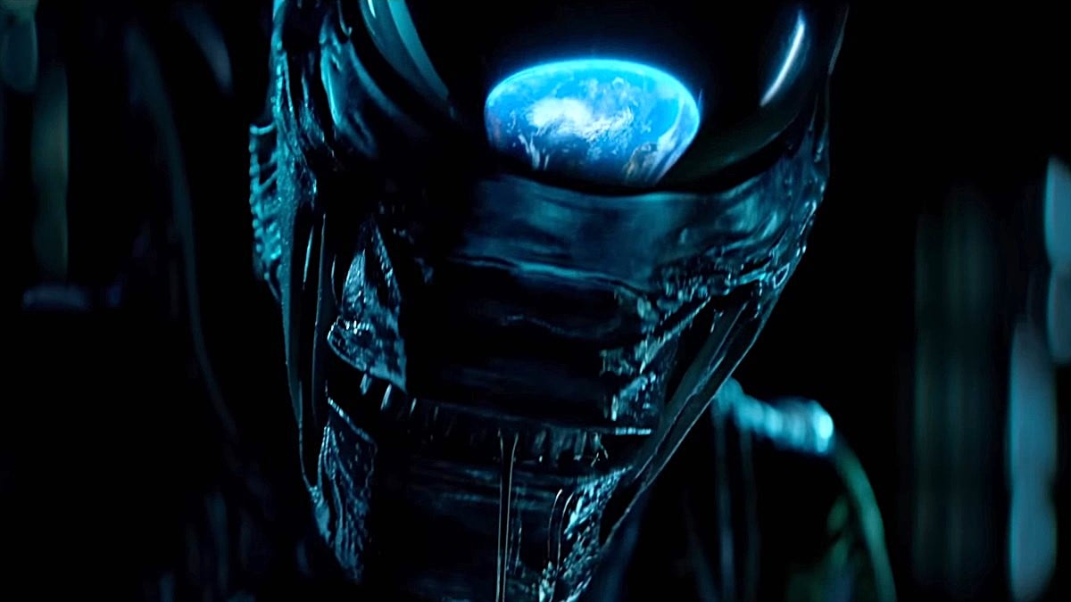 Xenomorph staring at Earth in Alien Earth