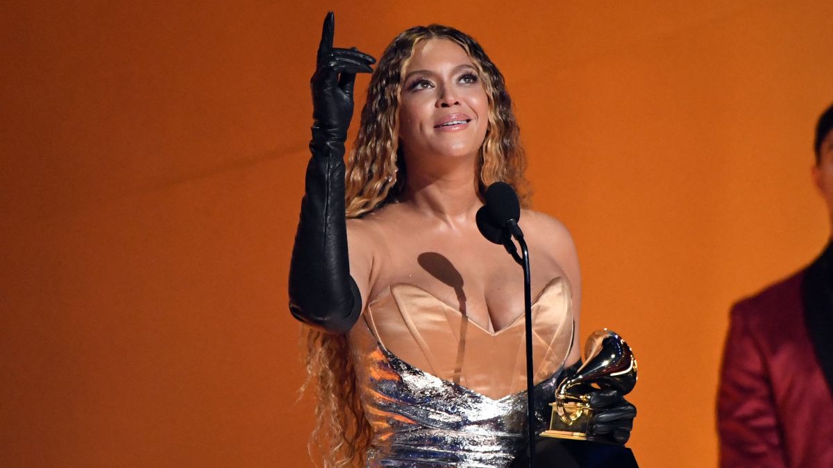 Beyoncé accepts the Best Dance/Electronic Music Album award for “Renaissance” onstage during the 65th GRAMMY Awards at Crypto.com Arena on February 05, 2023 in Los Angeles, California.