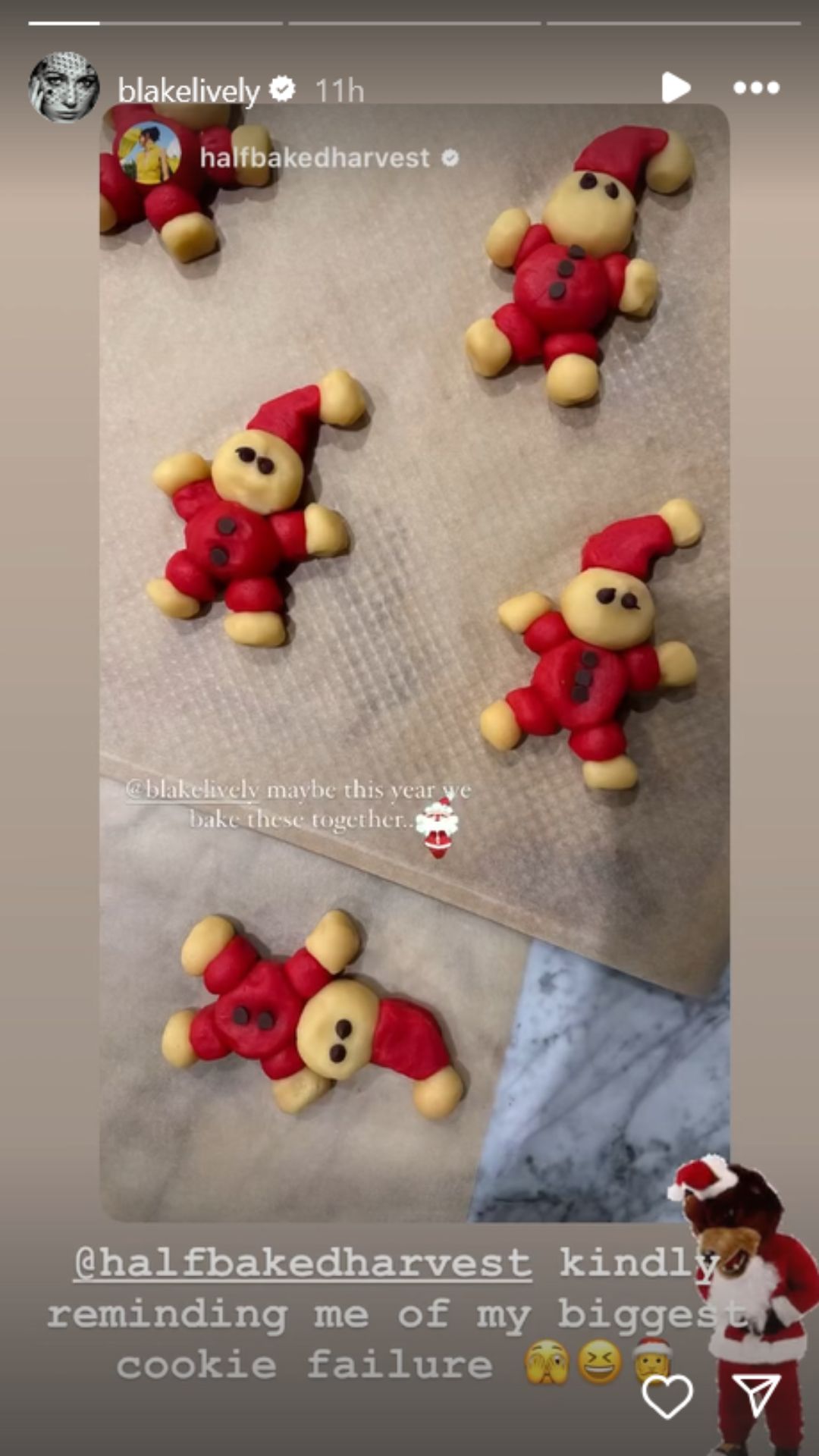 Blake Lively's Christmas cookies