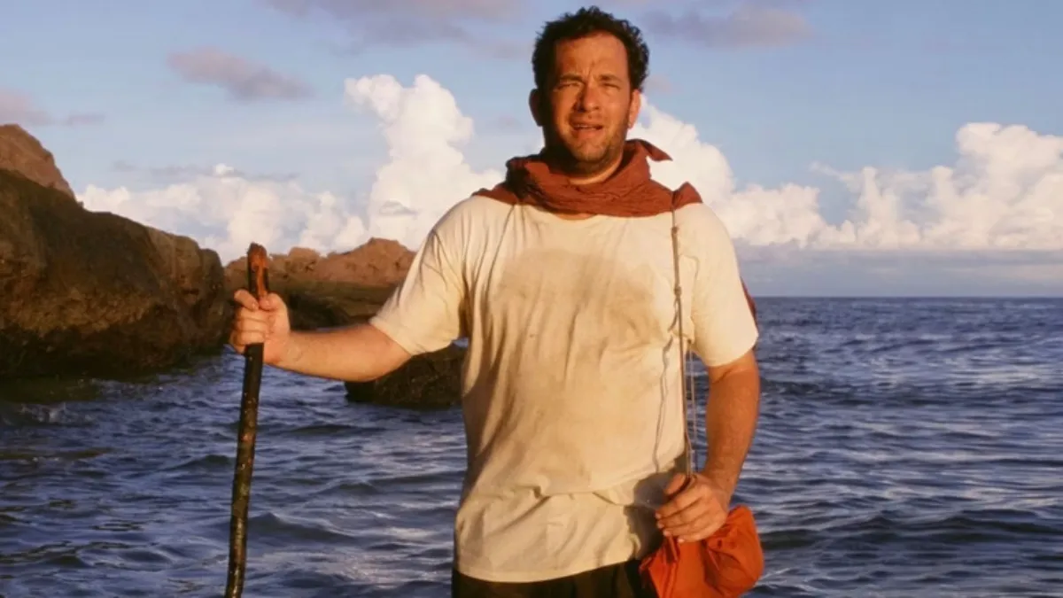 Tom Hanks as Chuck Noland in Cast Away