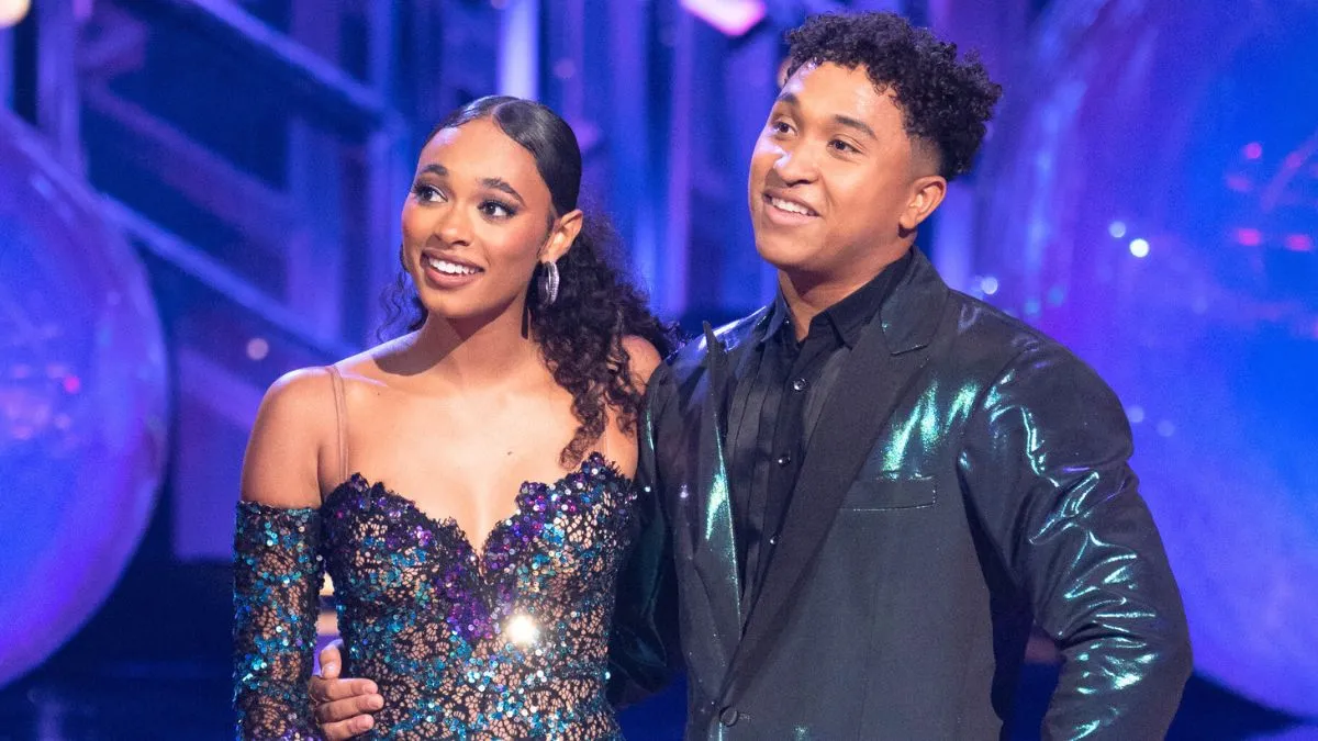 Chandler Kinney and Brandon Armstrong on Dancing With the Stars.