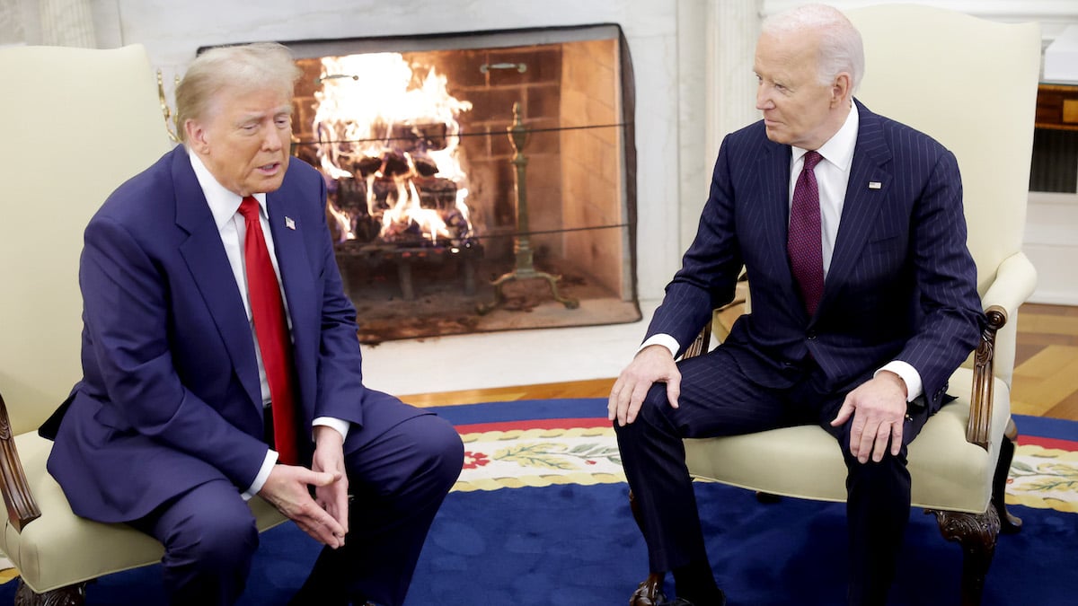 Donald Trump Joe Biden Getty