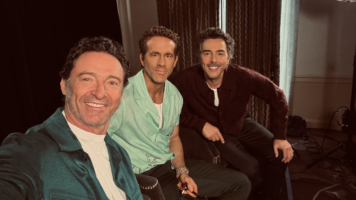 Hugh Jackman, Ryan Reynolds, and Shawn Levy