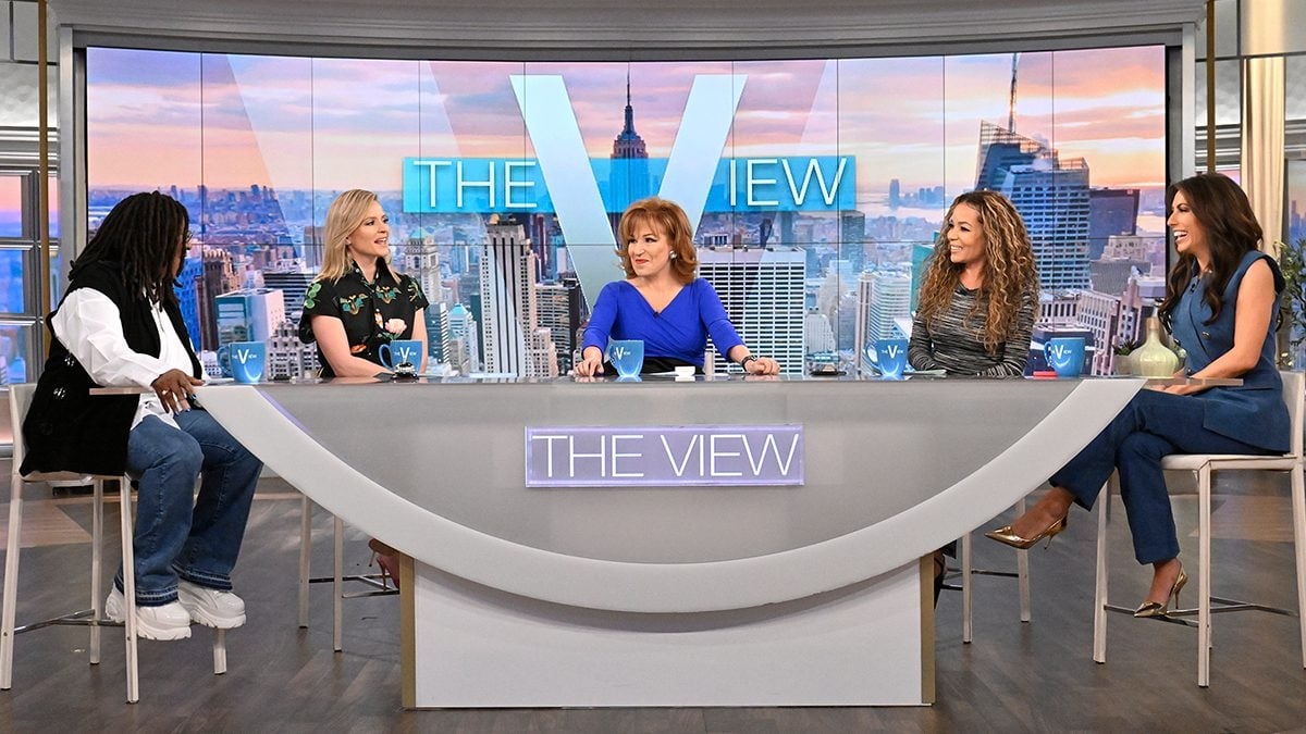 Whoopi Goldberg, Sara Haines, Joy Behar, Sunny Hostin, Alyssa Farah Griffin cohosting The View