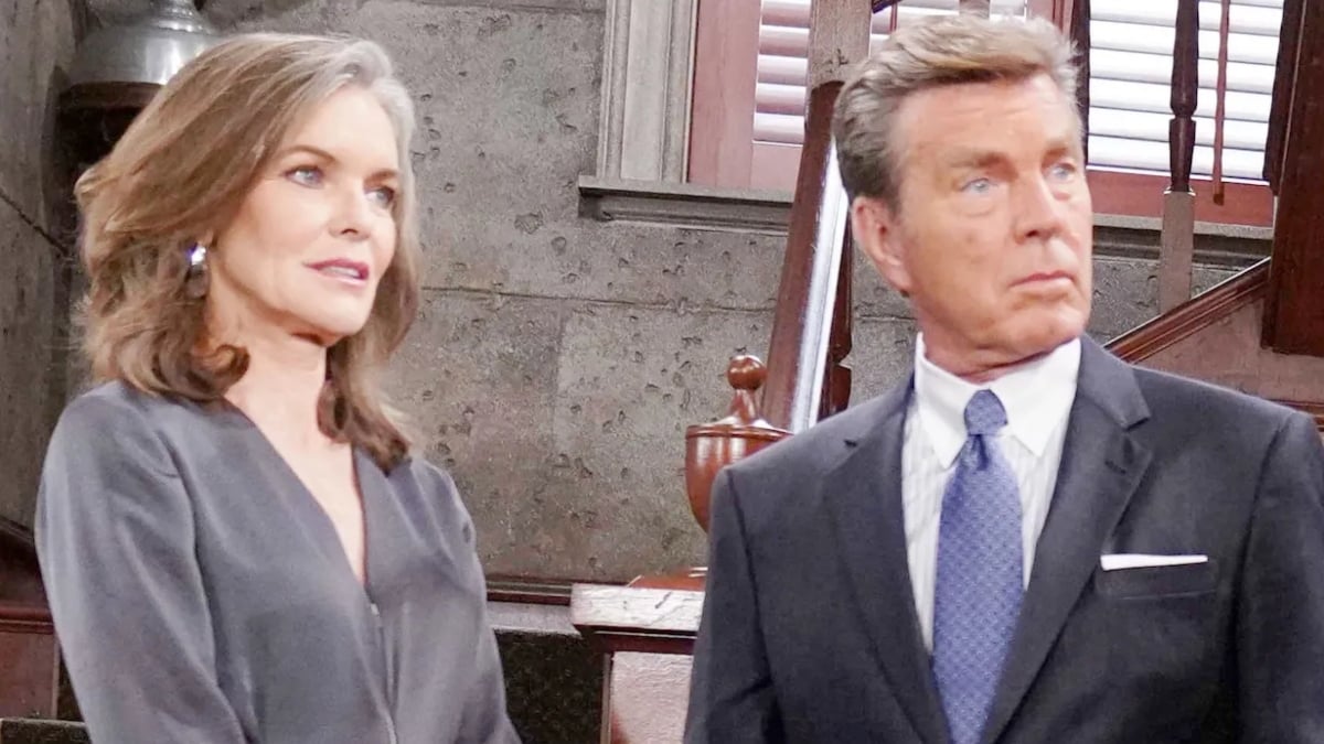 Susan Walters as Diane Jenkins and Peter Bergman as as Jack Abbott on The Young and the Restless