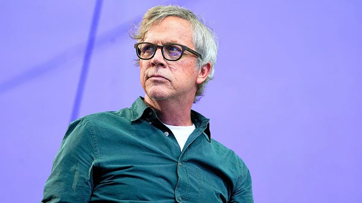 Todd Haynes speaks at the Film Comment Live: The Velvet Underground & The New York Avant-Garde during the 59th New York Film Festival at Damrosch Park, Lincoln Center on October 03, 2021 in New York City.