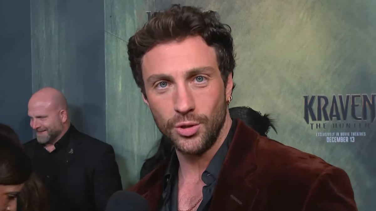 Aaron Taylor-Johnson on the red carpet