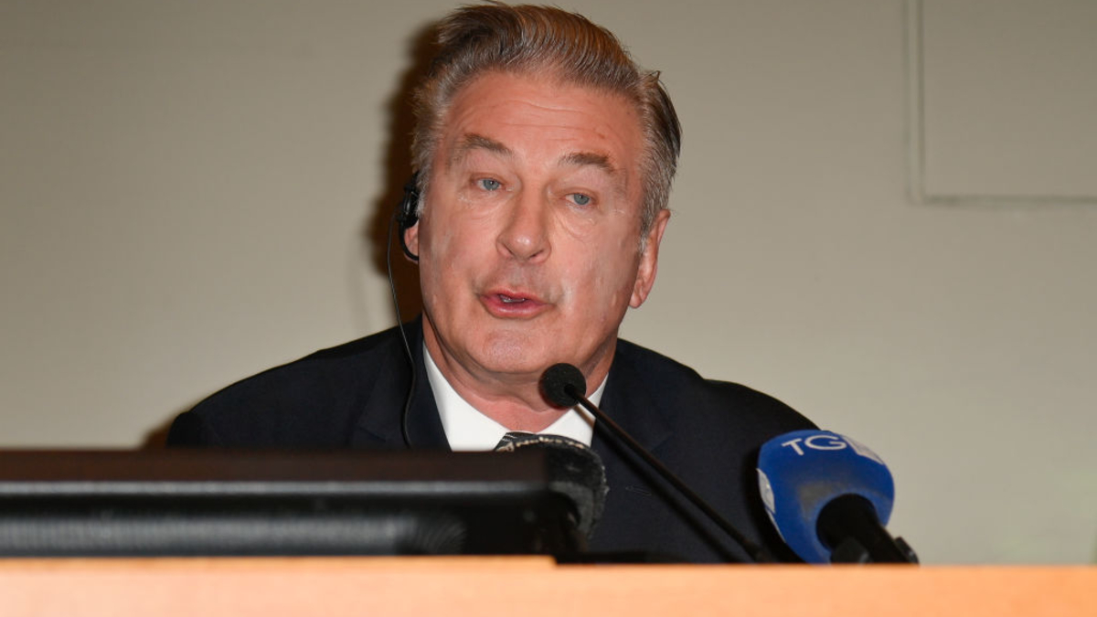 Alec Baldwin speaks during the press conference at the 42nd Torino Film Festival 2024 on November 25, 2024 in Turin, Italy. 