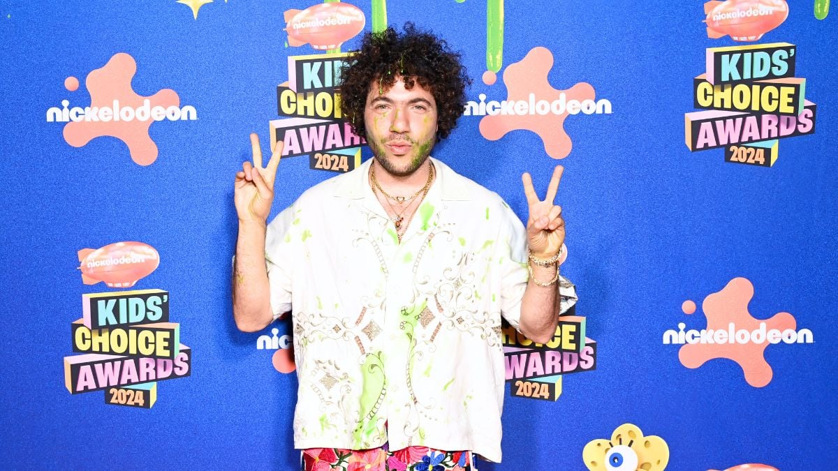 SANTA MONICA, CALIFORNIA - JULY 13: Benny Blanco attends Nickelodeon Kids' Choice Awards 2024 at Barker Hangar on July 13, 2024 in Santa Monica, California. (Photo by Jon Kopaloff/Getty Images for Nickelodeon)