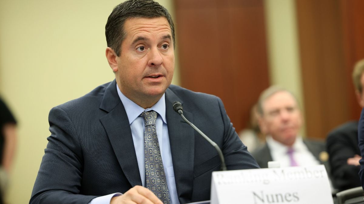 Rep. Devin Nunes (R-CA) testifies during a Republican-led forum on the origins of the COVID-19 virus