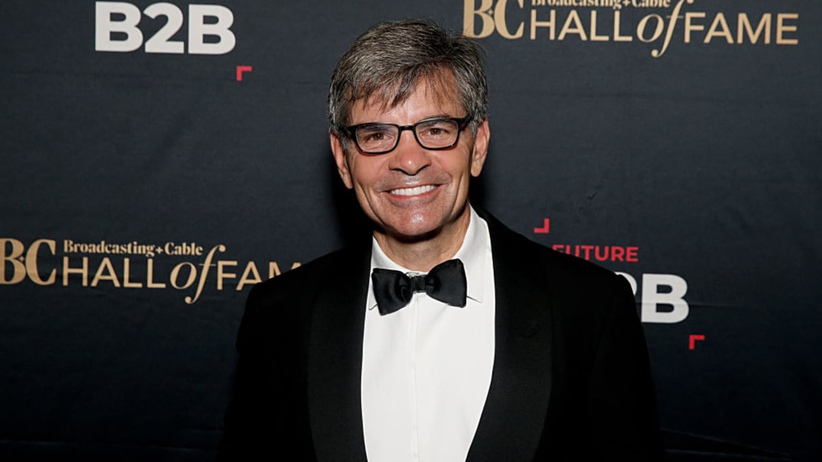 eorge Stephanopoulos attends the 32nd Annual Broadcasting and Cable Hall of Fame Awards at The Ziegfeld Ballroom on September 26, 2024 in New York City. 