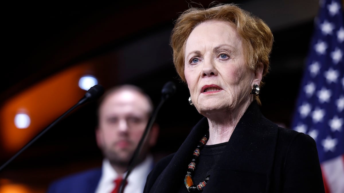 WASHINGTON, DC - DECEMBER 14: Rep. Kay Granger (R-TX) speaks during a press conference on the 2023 Fiscal Year at the U.S Capitol Building on December 14, 2022 in Washington, DC. During the news conference House Republicans called on Congress to vote on a short term spending bill for the government which would allow them to pass further funding in the 118th Congress when republicans hold the majority.